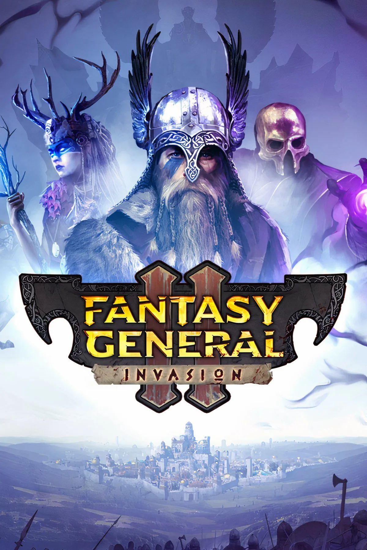 Giao diện và cảnh chiến đấu đặc trưng của game Fantasy General 2