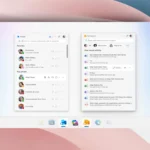 Giao diện Windows 11 hiển thị ứng dụng People và File Search của Microsoft 365.