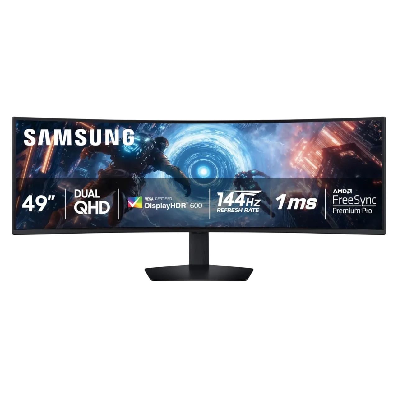 Góc nhìn cận cảnh màn hình gaming Samsung Odyssey G9 G91F 49 inch