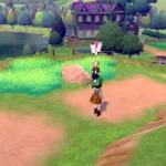 Hai nhà huấn luyện Pokémon chuẩn bị chiến đấu trong khung cảnh thế giới mở, minh họa tiềm năng game Pokémon MMO trên Nintendo Switch 2.