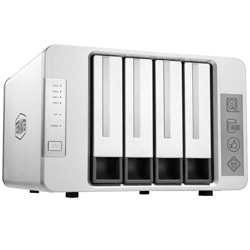 Hệ thống lưu trữ NAS TerraMaster F4-210 với 4 khay ổ cứng