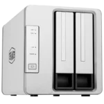 Hệ thống NAS TerraMaster F2-423 với thiết kế hiện đại và gọn gàng, phù hợp cho gia đình và văn phòng