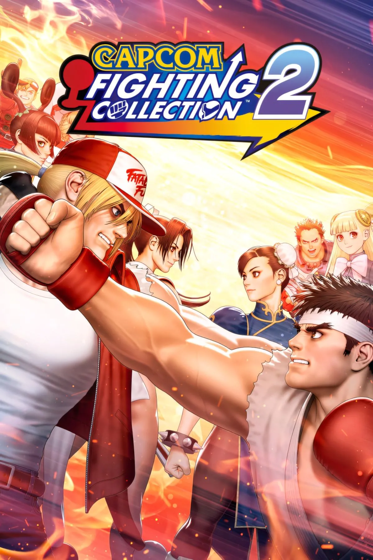 Hình ảnh bìa Capcom Fighting Collection 2, tựa game đối kháng kinh điển đã được Capcom tái phát hành