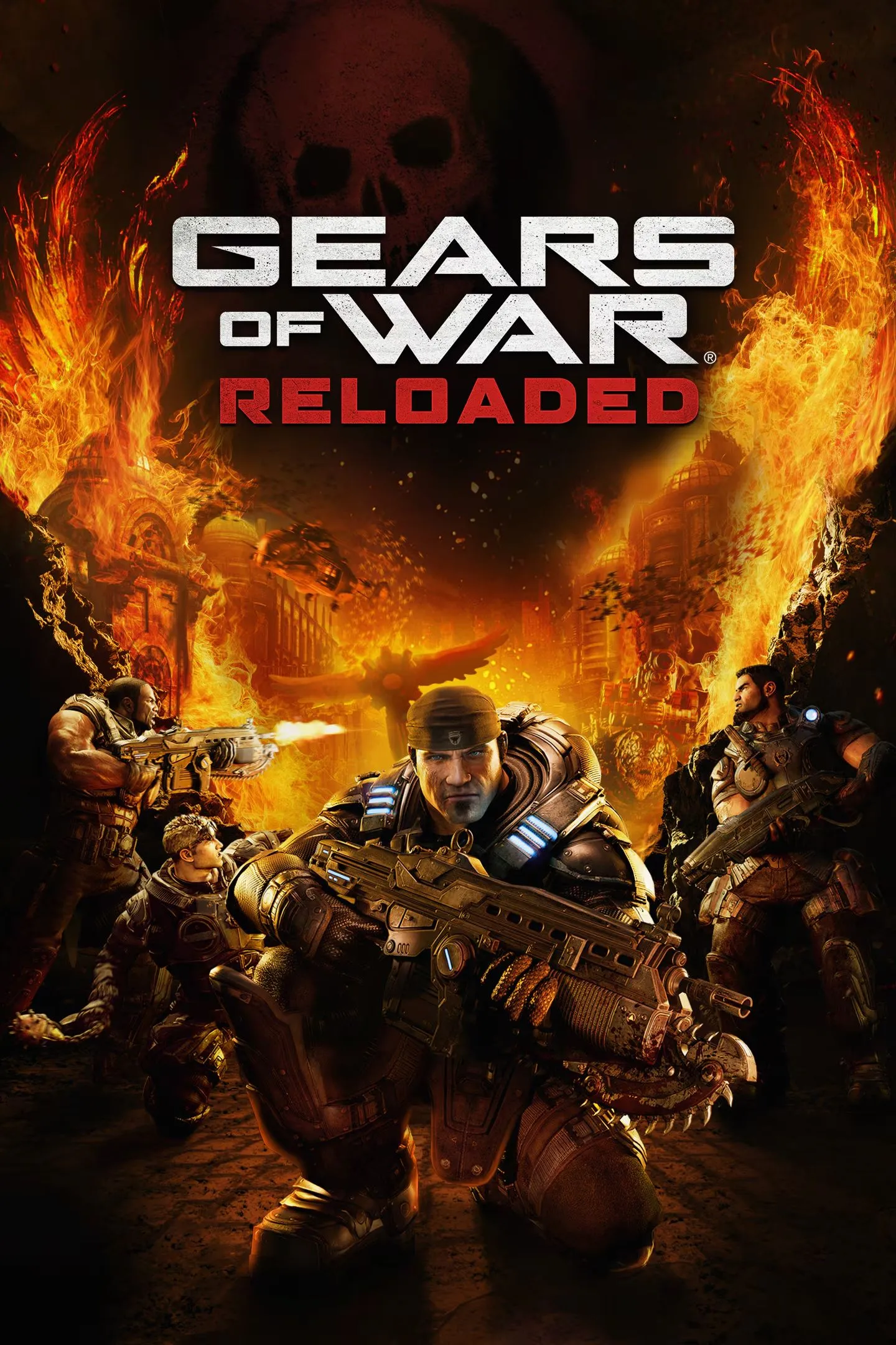 Hình ảnh bìa Gears of War: Reloaded, minh họa cho mong muốn về một bộ sưu tập các tựa game Gears of War cổ điển trên nền tảng mới