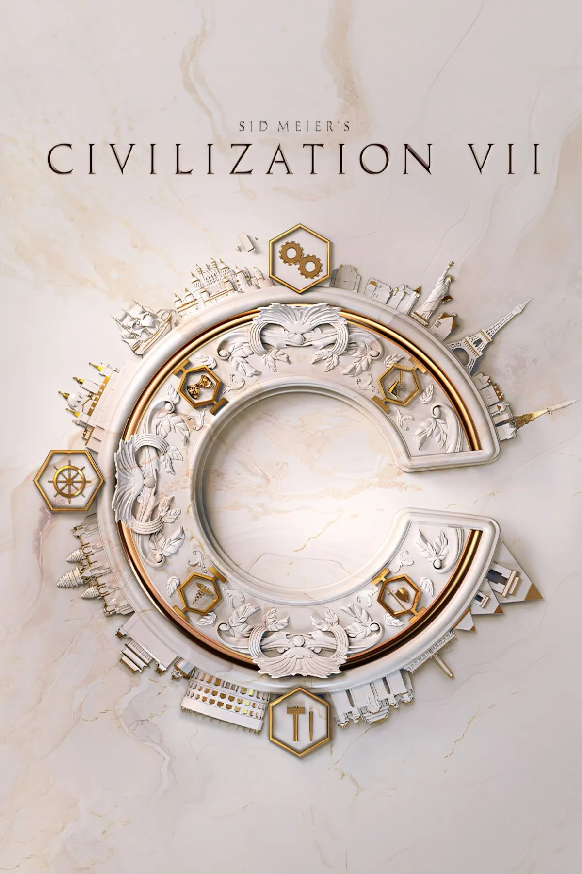 Hình ảnh bìa Sid Meier's Civilization VII, thể hiện sự trường tồn và phát triển của dòng game chiến thuật kinh điển