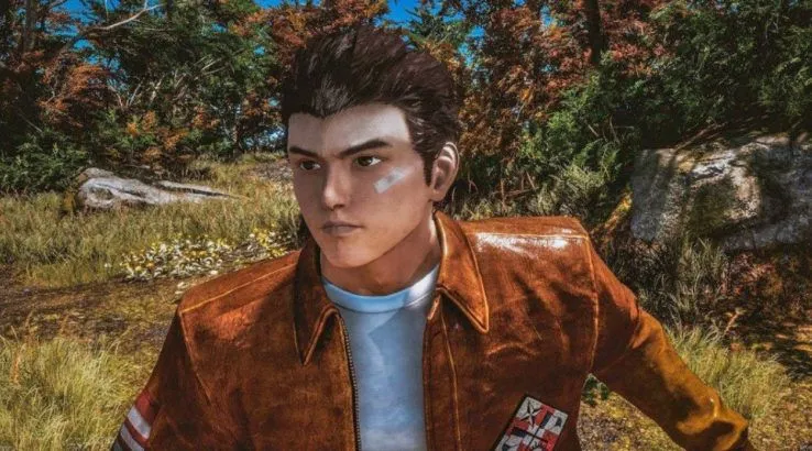 Hình ảnh cận cảnh nhân vật chính Ryo Hazuki trong game Shenmue