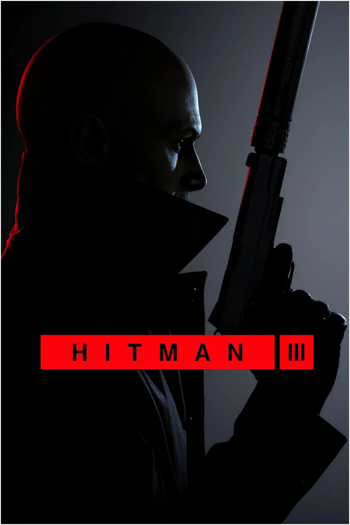 Hình ảnh cắt ghép từ game Hitman World of Assassination, với Agent 47 ẩn mình trong bóng tối, sẵn sàng thực hiện nhiệm vụ ám sát tiếp theo, thể hiện sự căng thẳng và chiến thuật của trò chơi.
