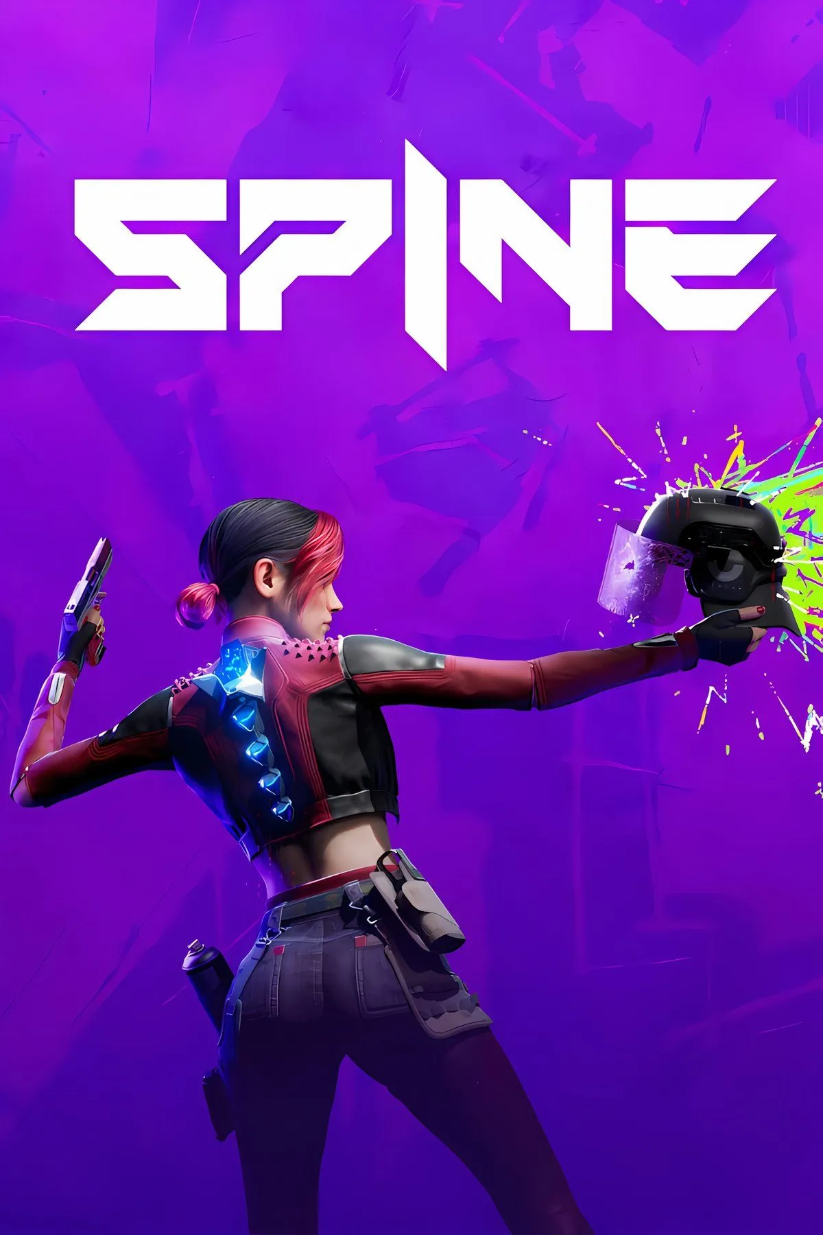 Hình ảnh nhân vật trong game SPINE, thể hiện phong cách hành động Gun Fu