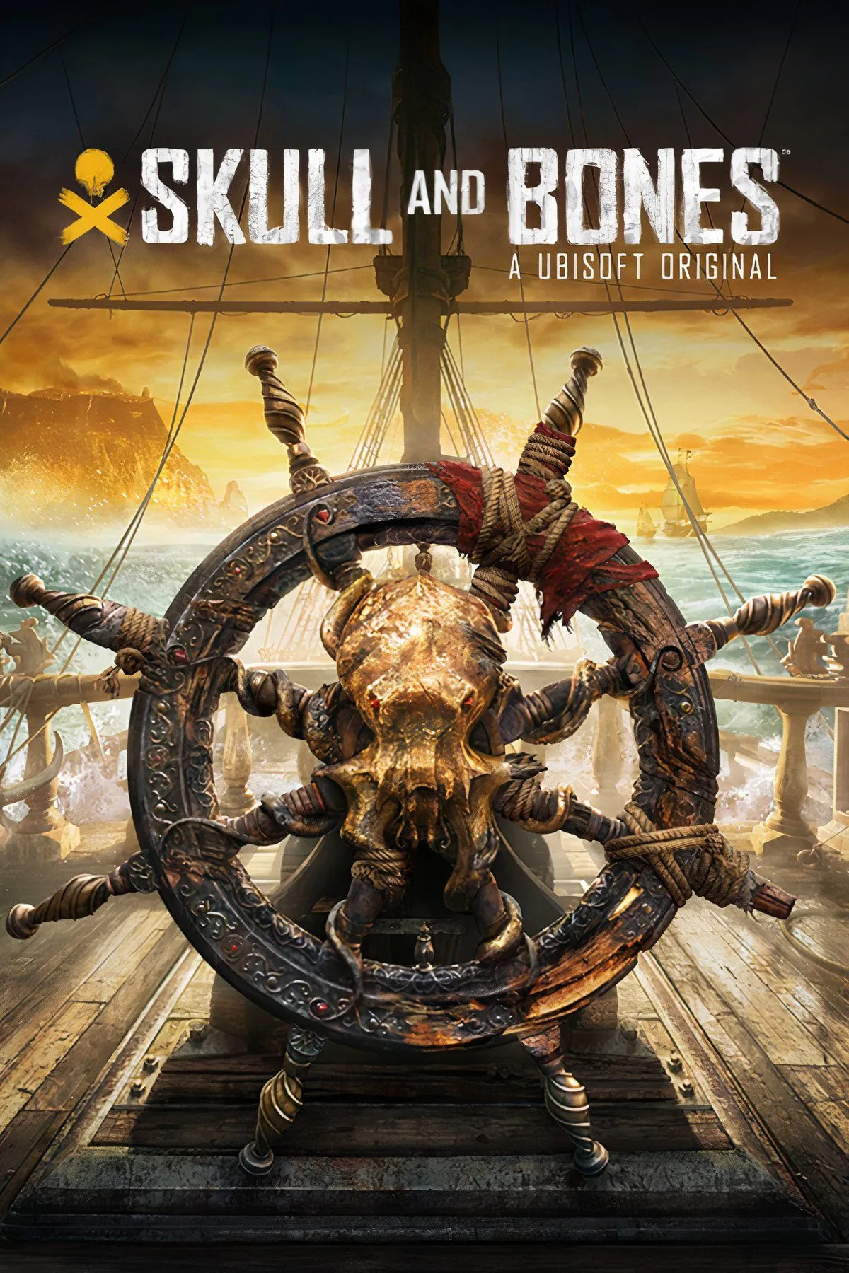Hình ảnh phong cách nghệ thuật của game Skull &amp; Bones, thể hiện bối cảnh cướp biển