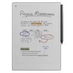 Hình ảnh ReMarkable Paper Pro nhìn từ mặt trước, thiết bị E Ink hỗ trợ ghi chú