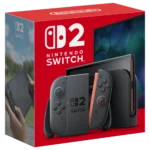 Hộp máy chơi game Nintendo Switch 2 với thiết kế bao bì đặc trưng của Nintendo