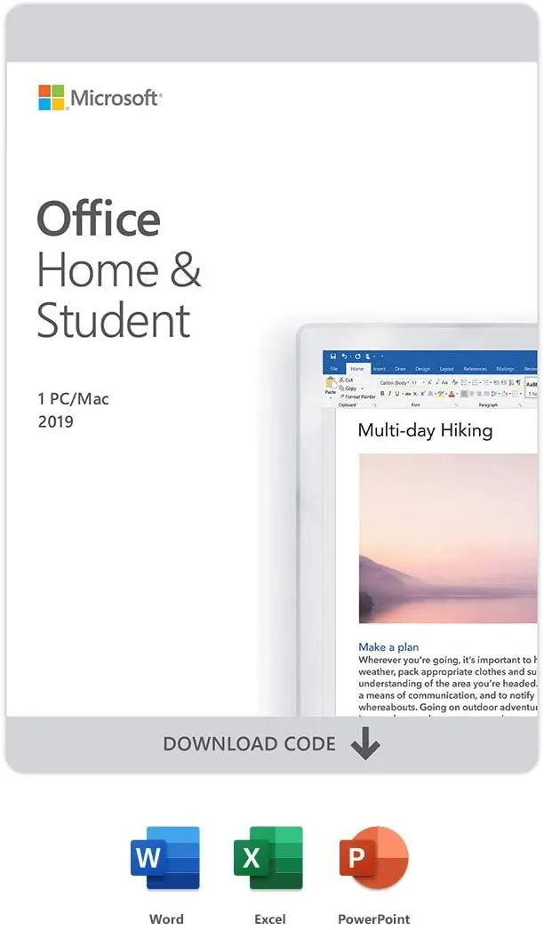 Hộp sản phẩm Microsoft Office, bộ ứng dụng văn phòng thiết yếu cho công việc và học tập