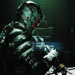 Isaac Clarke trong môi trường tối mịt của Dead Space Remake với mod Dead Space in the Dark