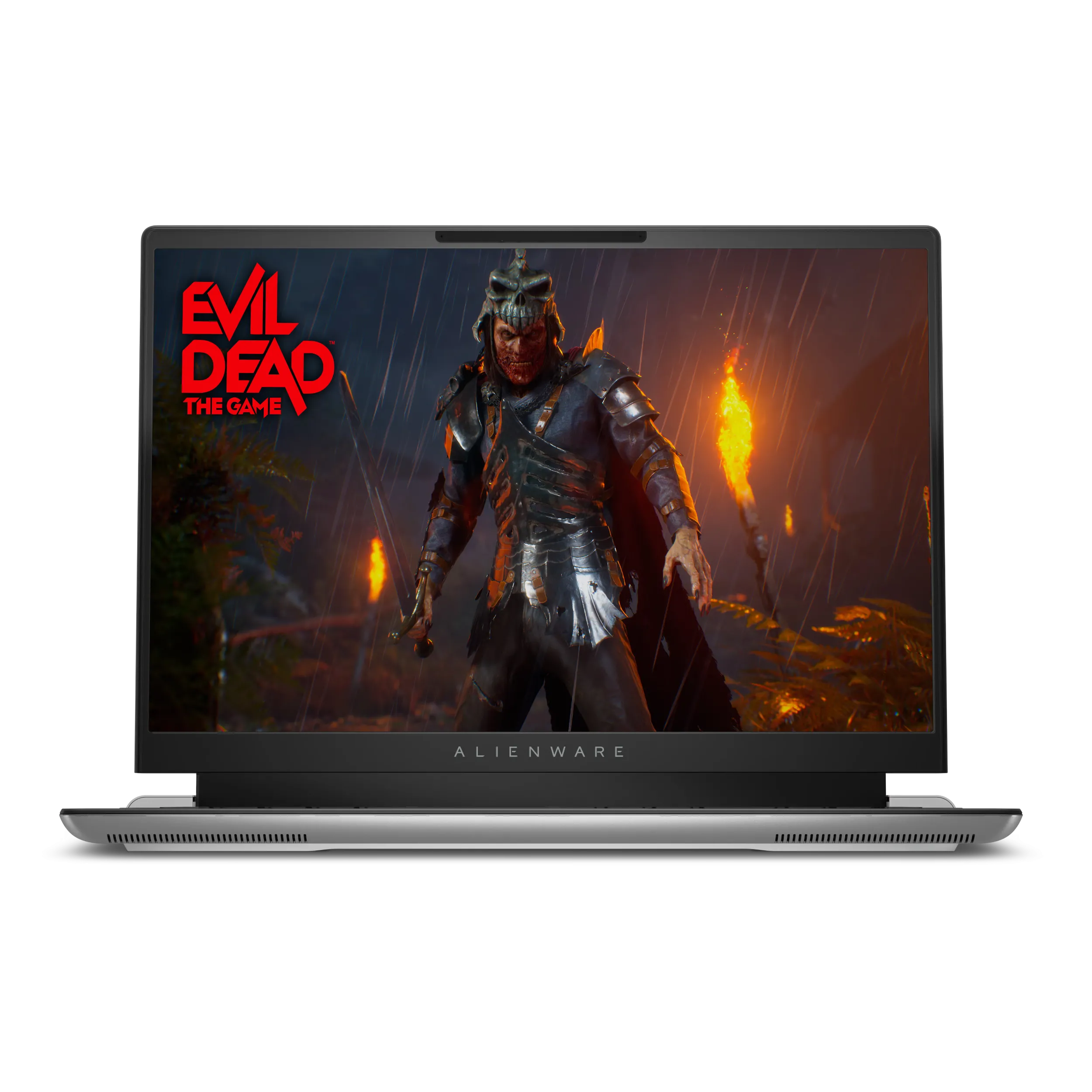 Laptop gaming Alienware x16 R2 với thiết kế hiện đại và đèn RGB đặc trưng