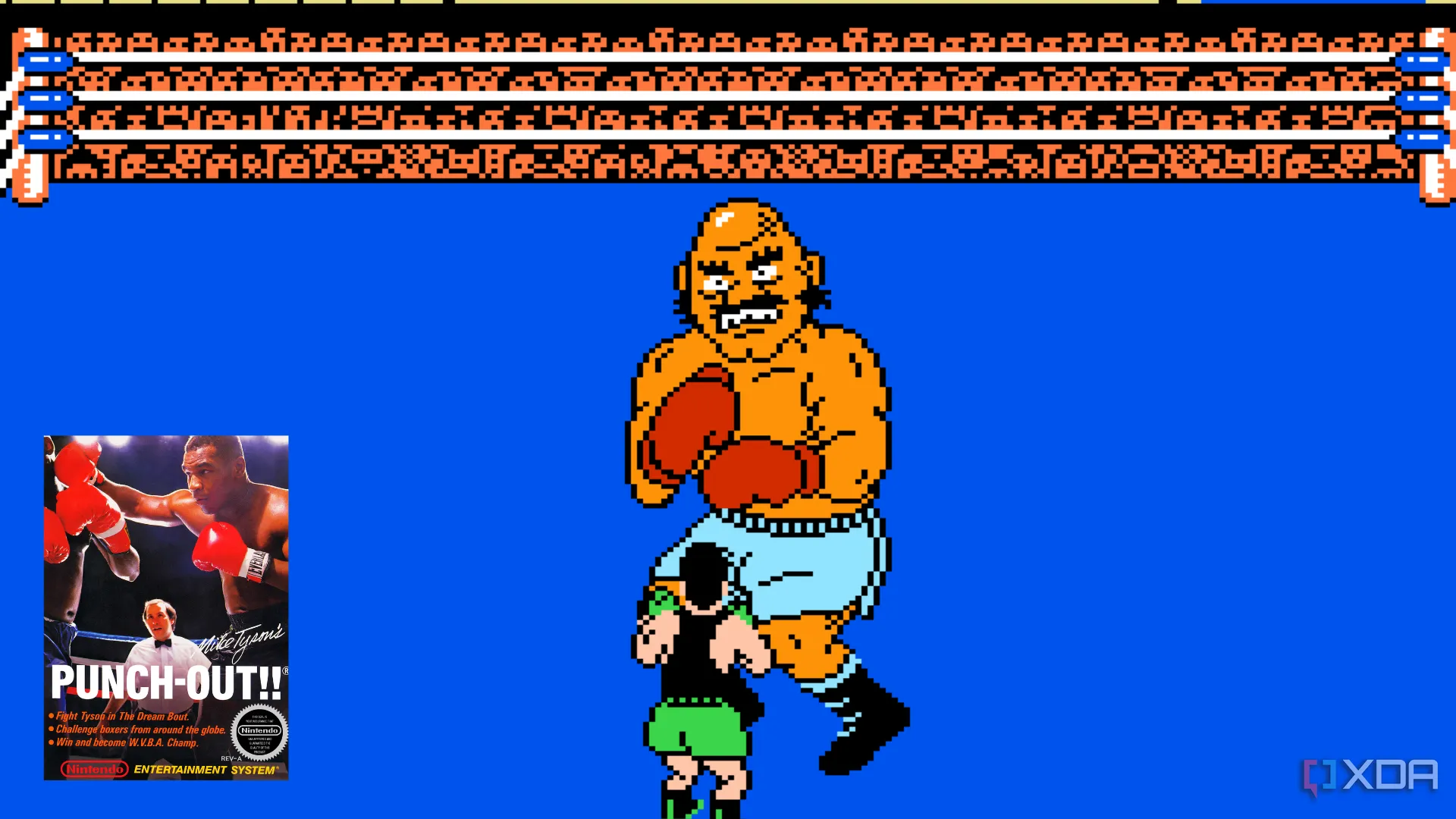Little Mac đấu với Bald Bull trong Mike Tyson's Punch-Out!!