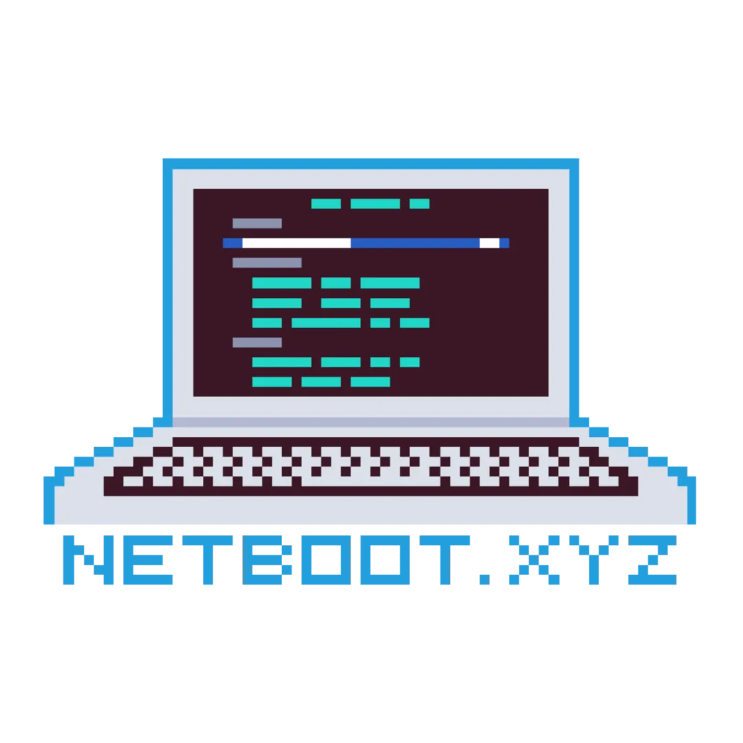 Logo của Netboot.xyz, nền tảng khởi động mạng từ xa tiện lợi
