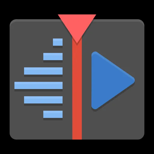 Logo của ứng dụng chỉnh sửa video mã nguồn mở Kdenlive.