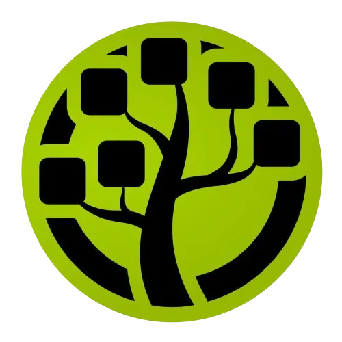 Logo của WinDirStat, phần mềm phân tích và trực quan hóa dung lượng ổ đĩa trên Windows.
