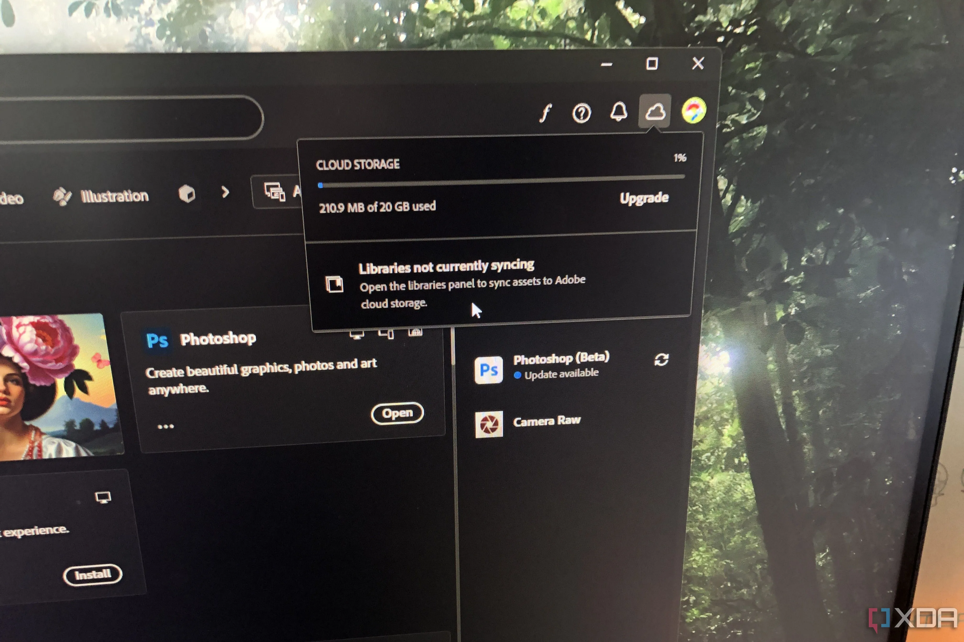 Lỗi không đồng bộ hóa thư viện trong ứng dụng Adobe Creative Cloud