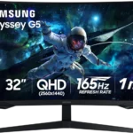 Màn hình gaming Samsung 32 inch Odyssey G55C cong sắc nét