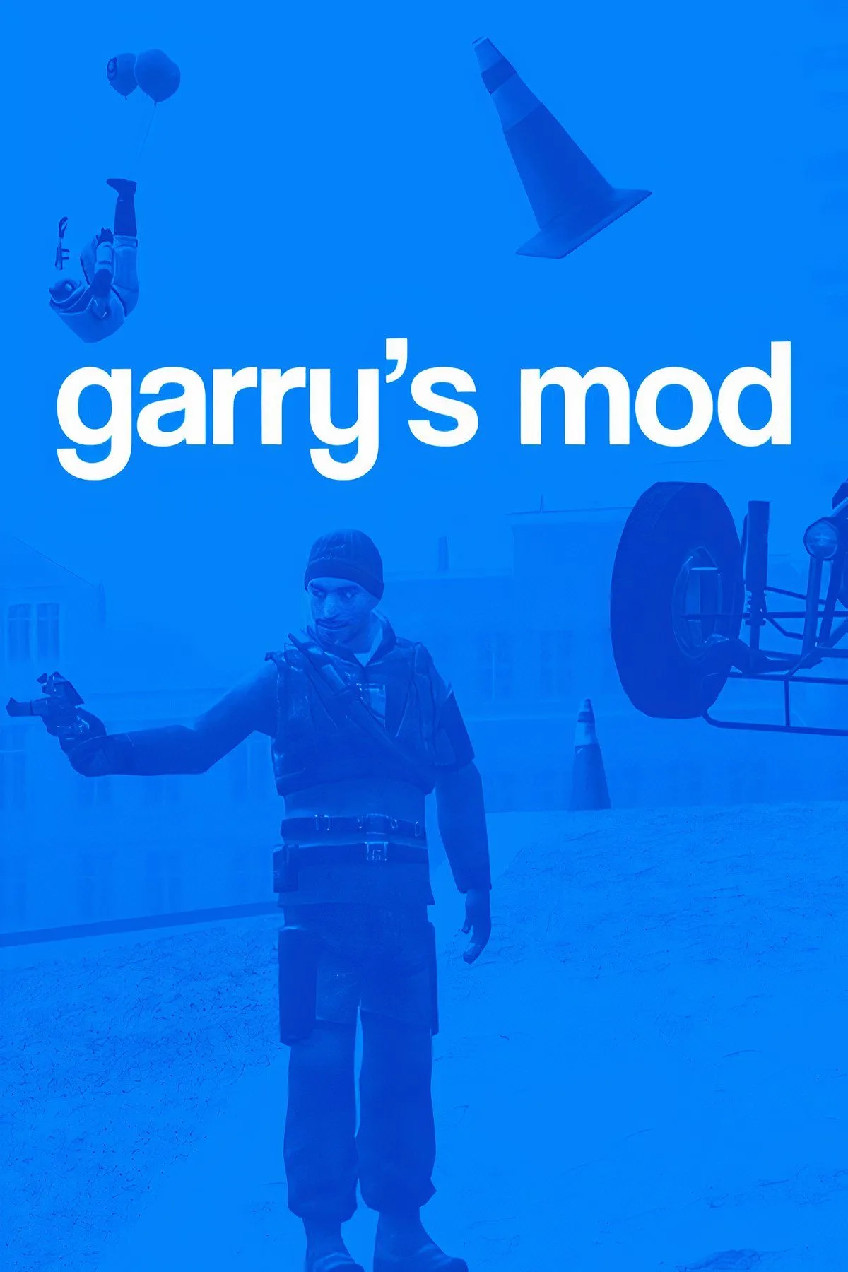 Màn hình giao diện của Garry's Mod, một game sandbox sáng tạo