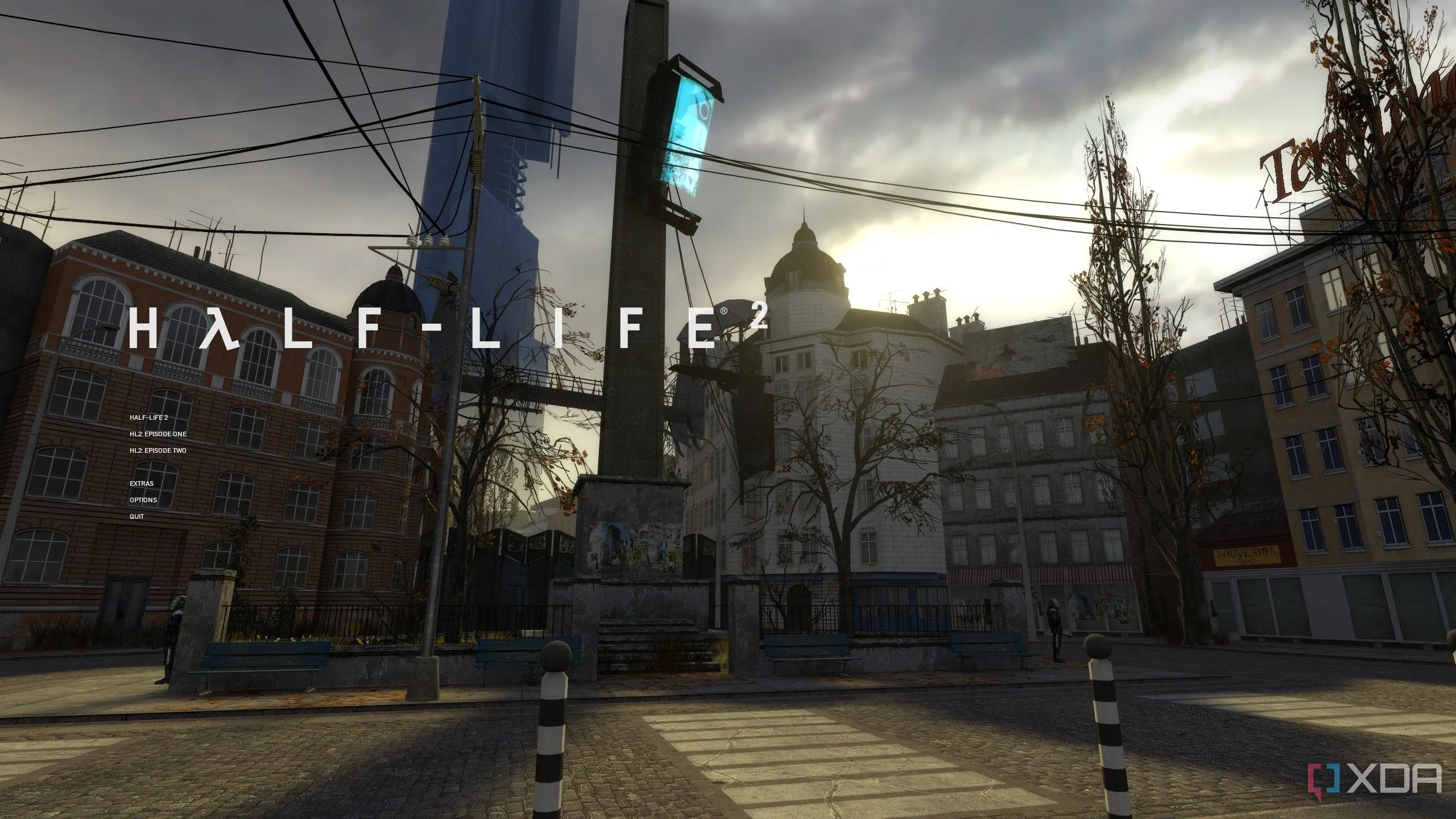 Màn hình khởi động của tựa game Half-Life 2