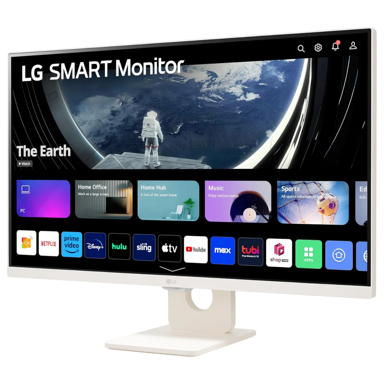 Màn hình thông minh LG MyView 27SR50F-W nổi bật với thiết kế hiện đại