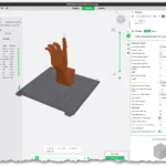 Mẫu thiết kế giá đỡ tai nghe in 3D hình bàn tay trên MakerWorld
