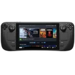 Máy chơi game cầm tay Steam Deck nhìn từ trên xuống