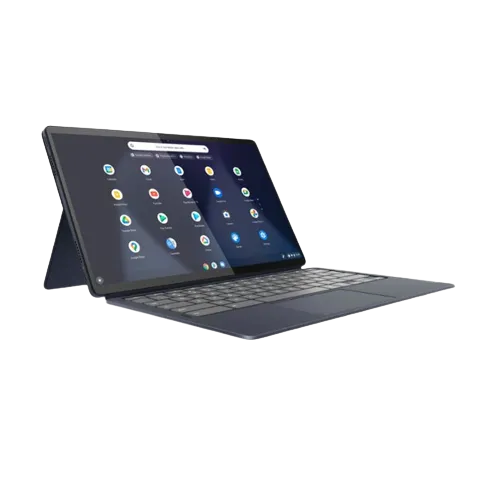 Máy tính bảng Lenovo IdeaPad Duet 5 Chromebook màu xanh, màn hình cảm ứng