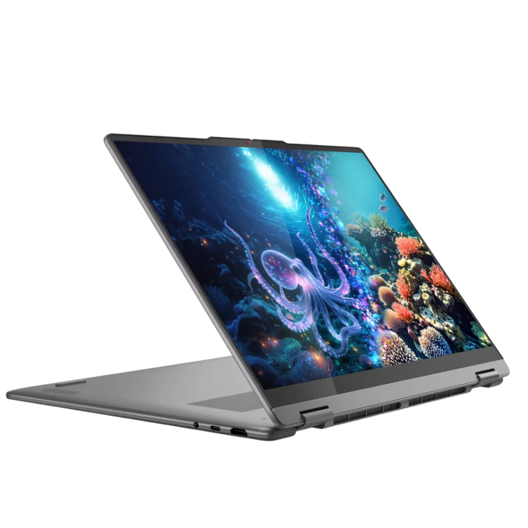 Máy tính xách tay Lenovo Yoga 7i 2-in-1 16 inch gập ngược ở chế độ xem