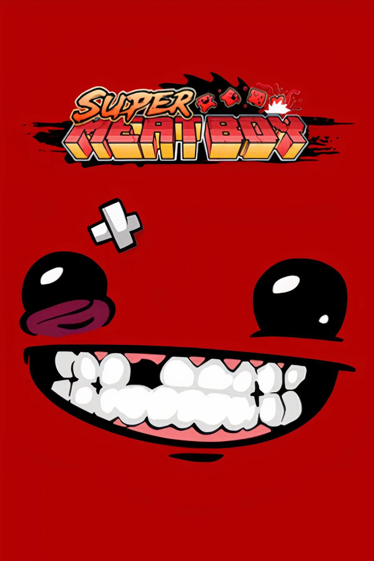 Meat Boy né tránh lưỡi cưa và gai nhọn trong màn chơi đầy thử thách của Super Meat Boy.