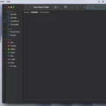Minh họa giao diện Smart Folder trên macOS, hiển thị các tệp được nhóm theo tiêu chí tự động.