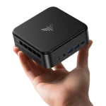 Mini PC KAMRUI nhỏ gọn với thiết kế hiện đại và đèn LED nổi bật