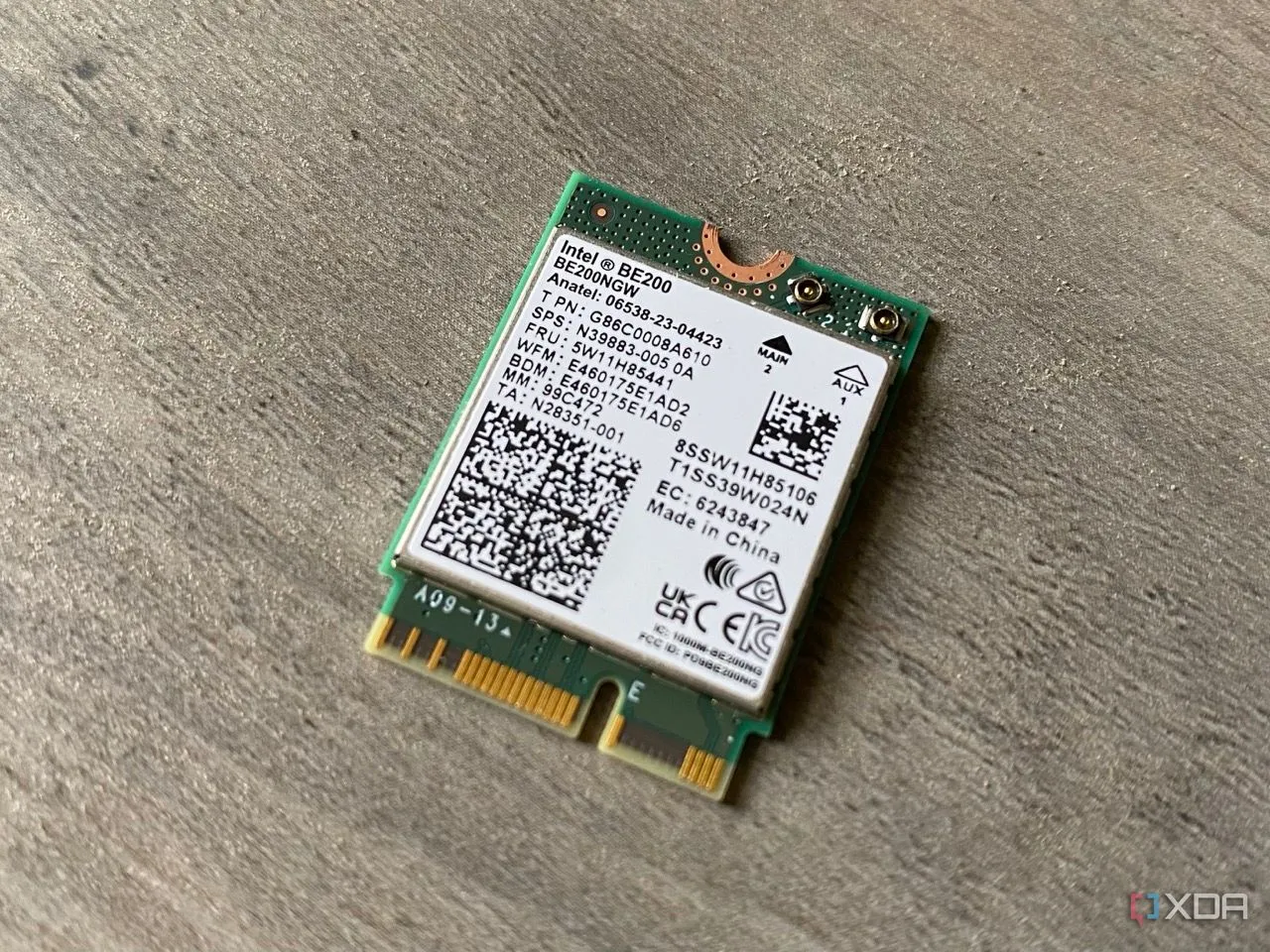 Mô-đun Intel BE200 Wi-Fi 7 cho phép nâng cấp card mạng không dây