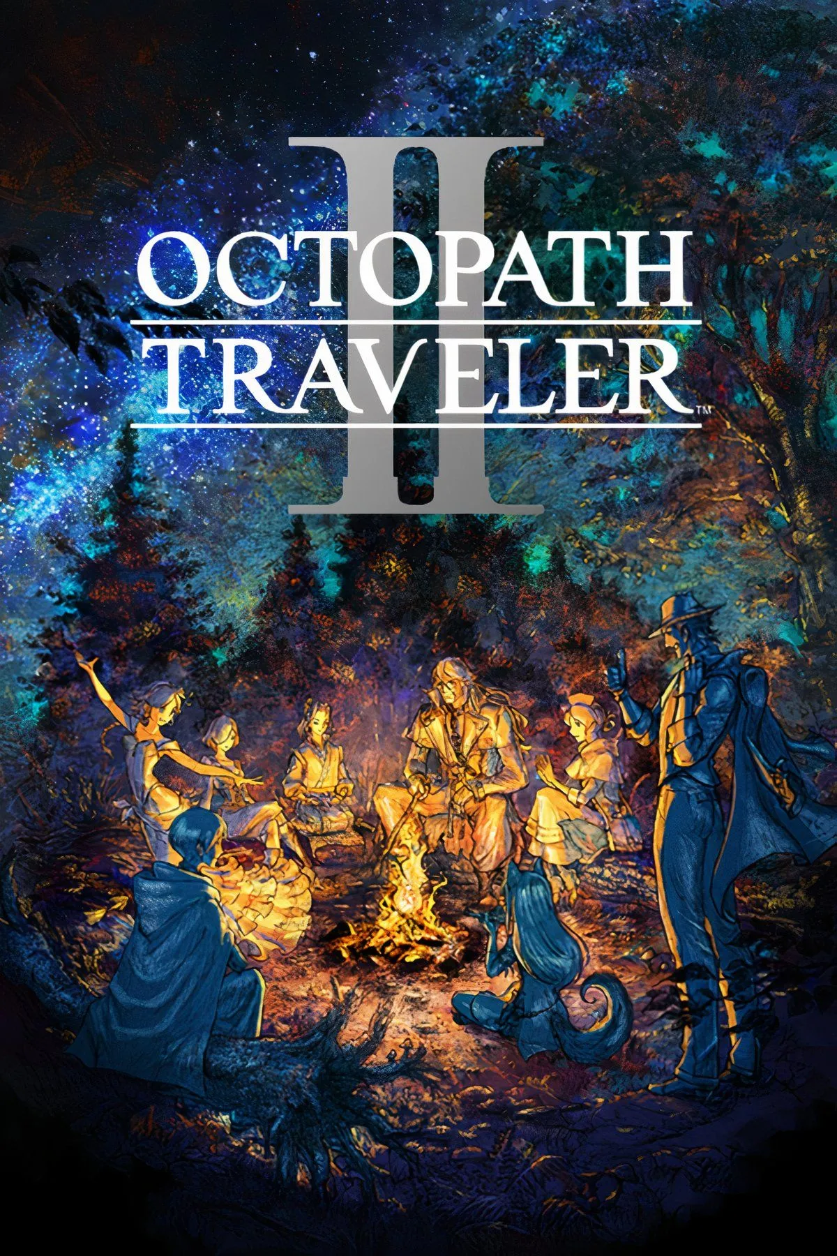 Một cảnh chiến đấu trong Octopath Traveler 2 với phong cách đồ họa HD-2D độc đáo