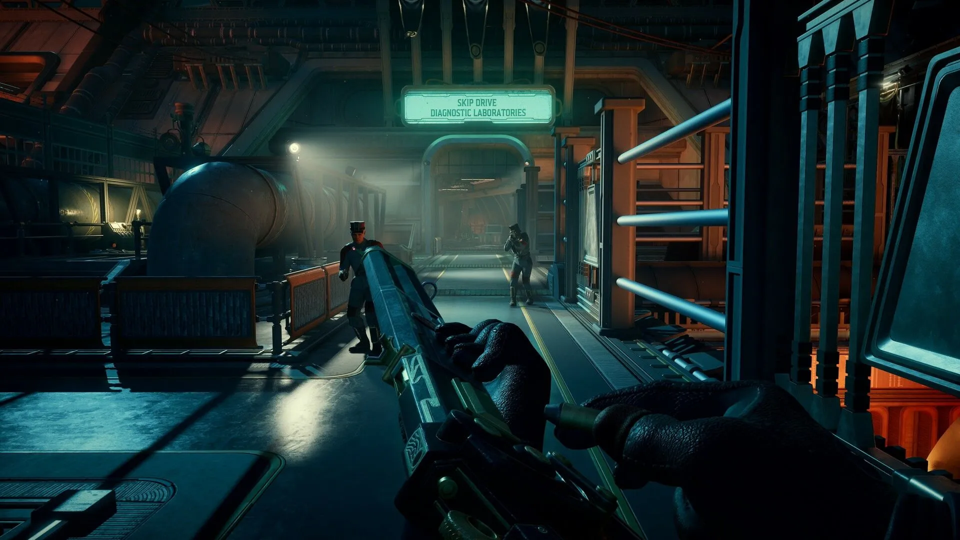 Một cuộc chạm trán căng thẳng với kẻ thù trong The Outer Worlds 2