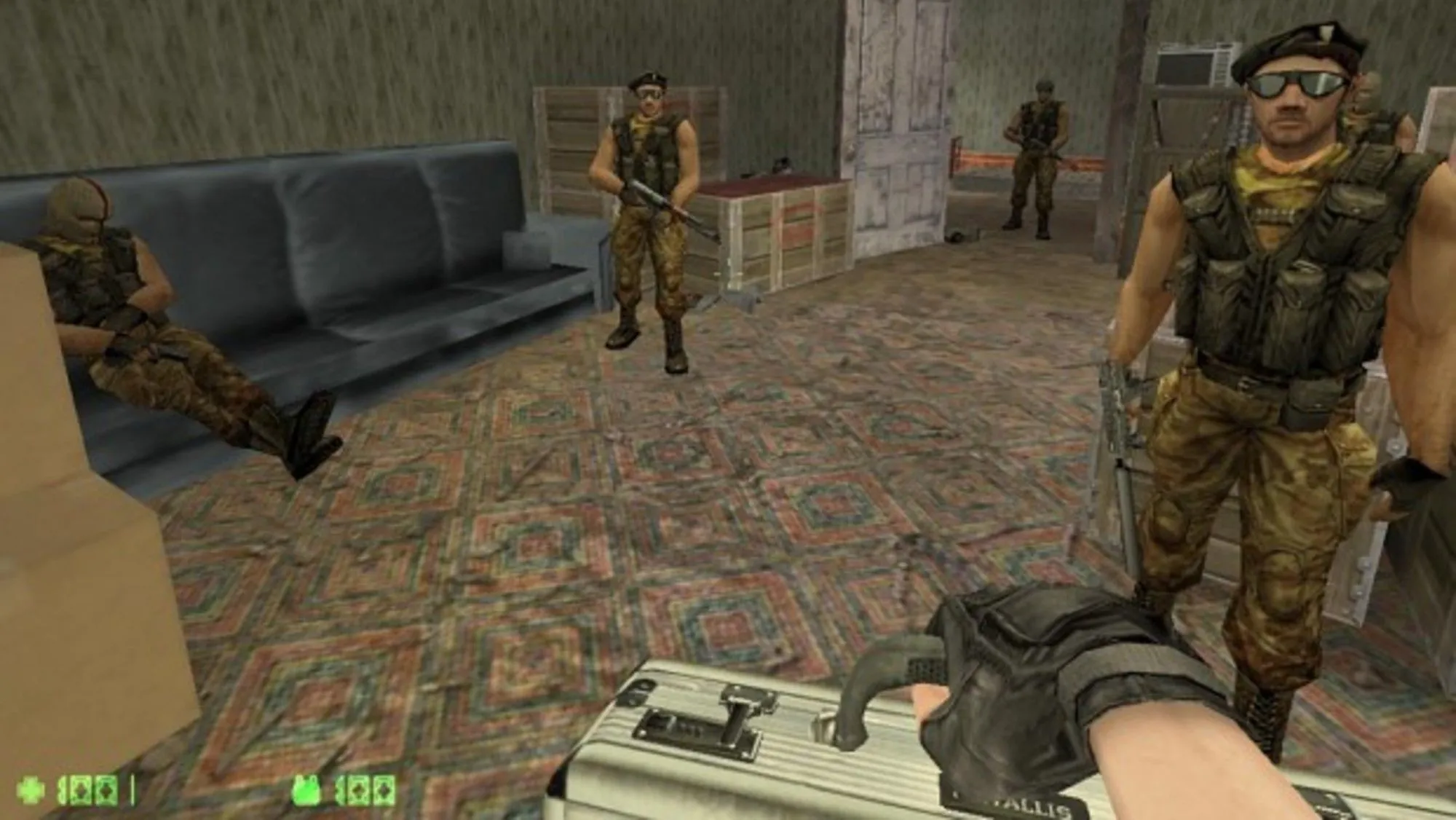 Một khoảnh khắc hành động căng thẳng trong Counter-Strike: Condition Zero Deleted Scenes, minh họa lối chơi bắn súng chiến thuật chơi đơn.