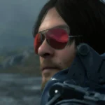 Người vận chuyển Sam Porter Bridges với chiếc kính râm trong tựa game Death Stranding.