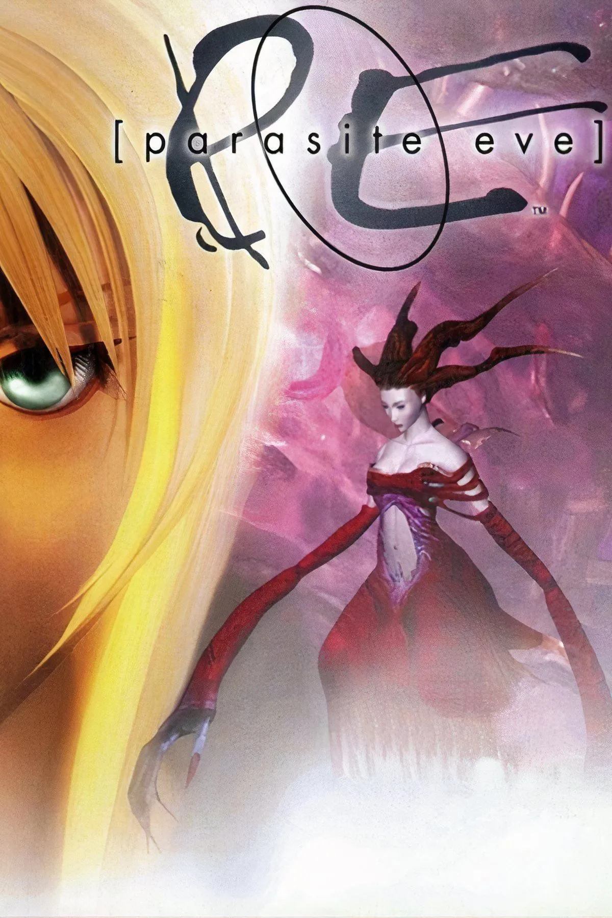 Nhân vật Aya Brea đối mặt với mối đe dọa trong tựa game kinh dị Parasite Eve, thể hiện không khí căng thẳng.