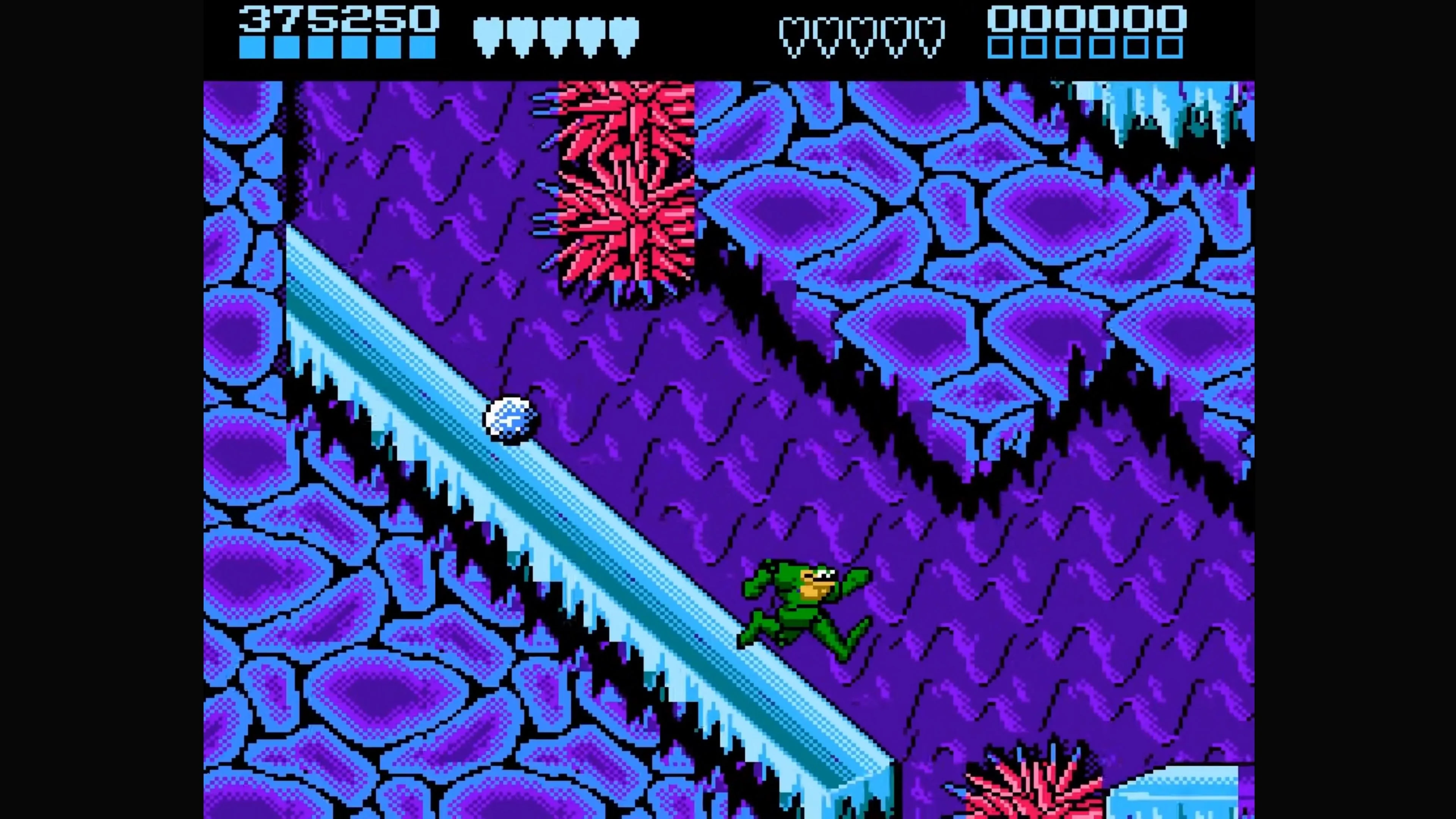 Nhân vật Battletoads sử dụng đòn đặc biệt trong trận chiến.