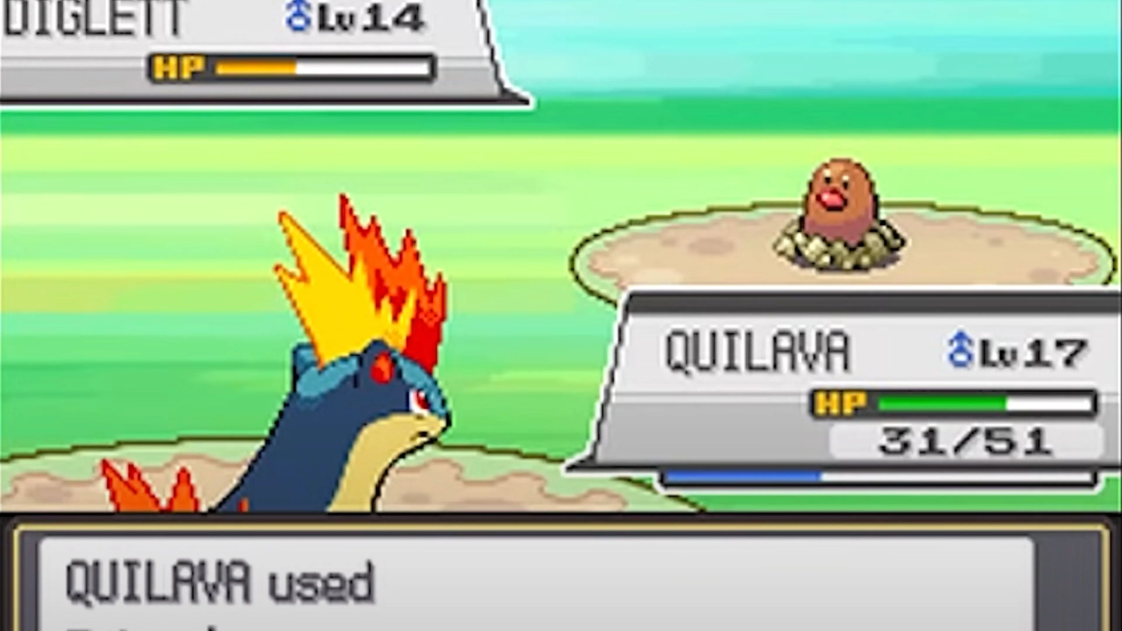 Nhân vật chính di chuyển trên bản đồ thế giới Pokémon SoulSilver và HeartGold