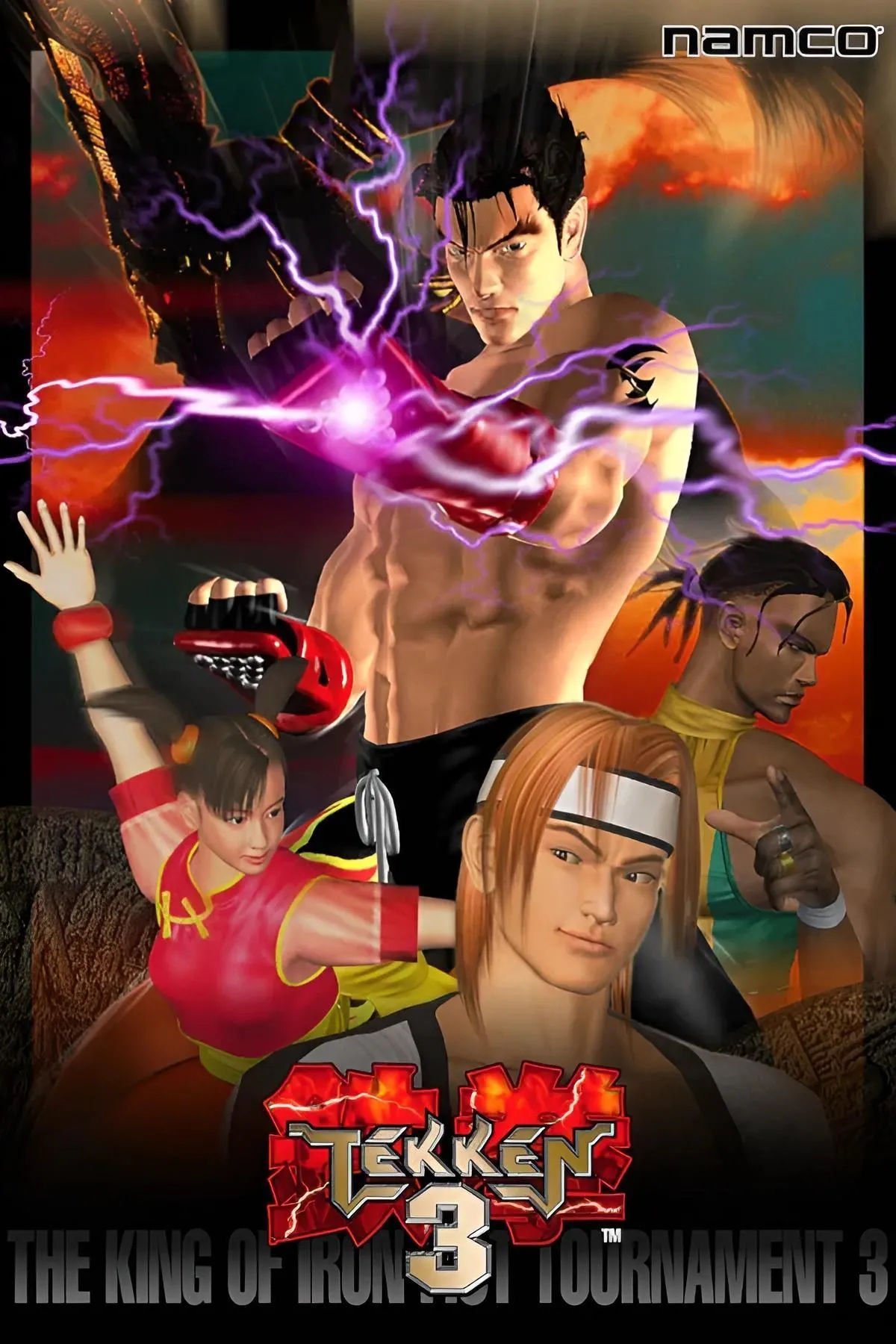 Nhân vật Jin Kazama trong trang phục luyện võ của Tekken 3