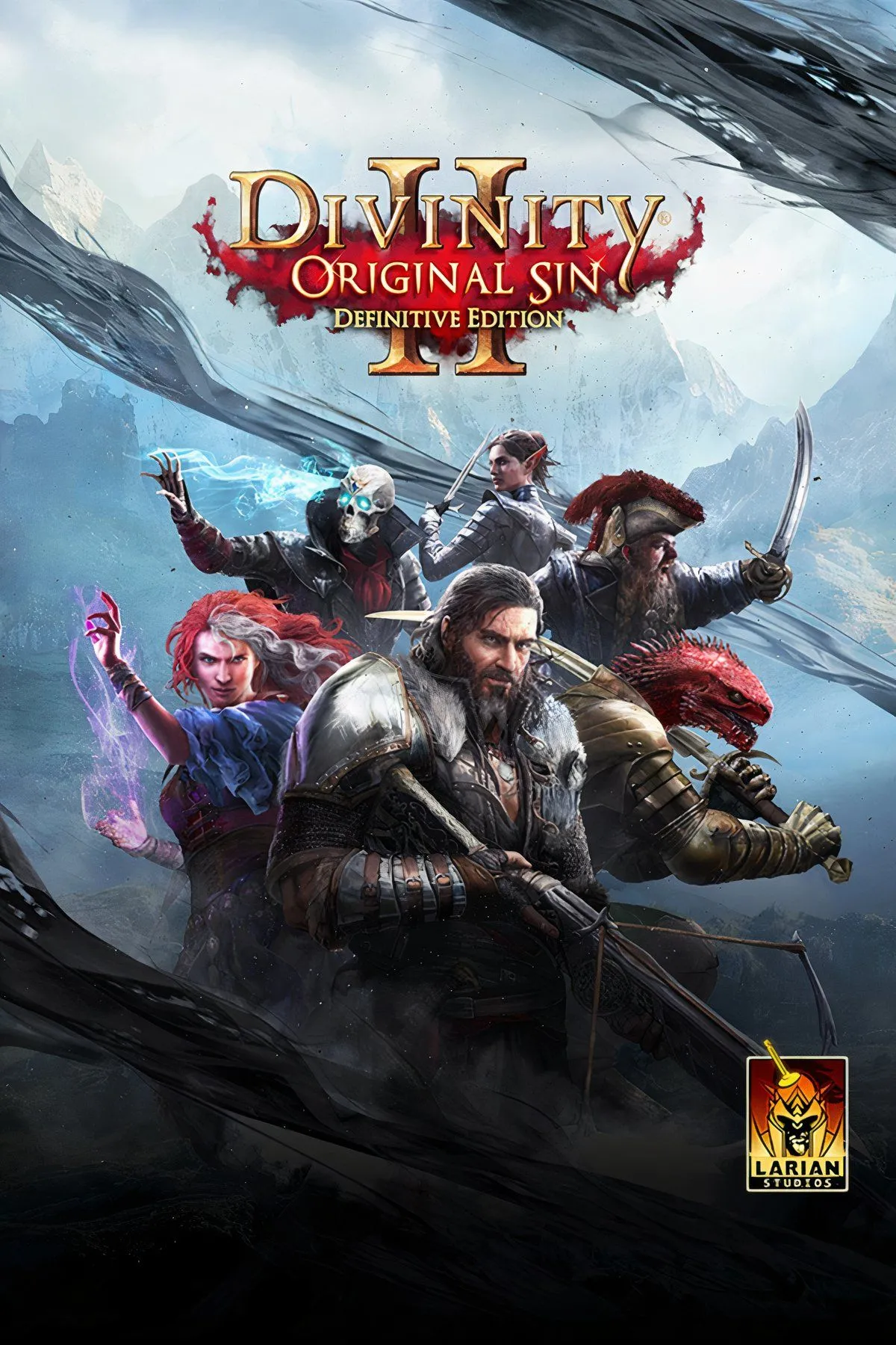 Nhóm nhân vật đang giao chiến trong Divinity Original Sin 2, thể hiện cơ chế combat theo lượt chiến thuật.