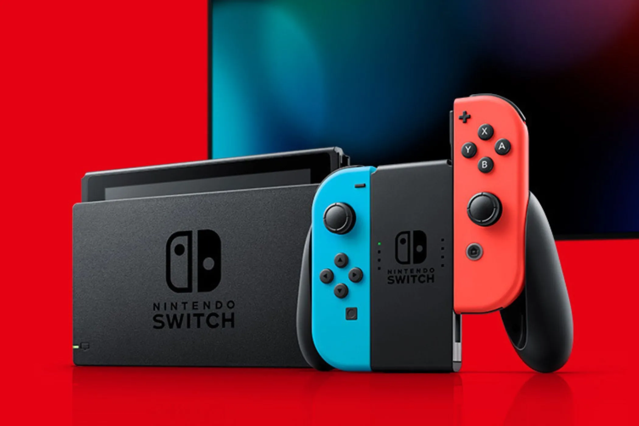 Nintendo Switch và màn hình TV, minh họa hệ thống theo dõi thời gian chơi game hiện hành.