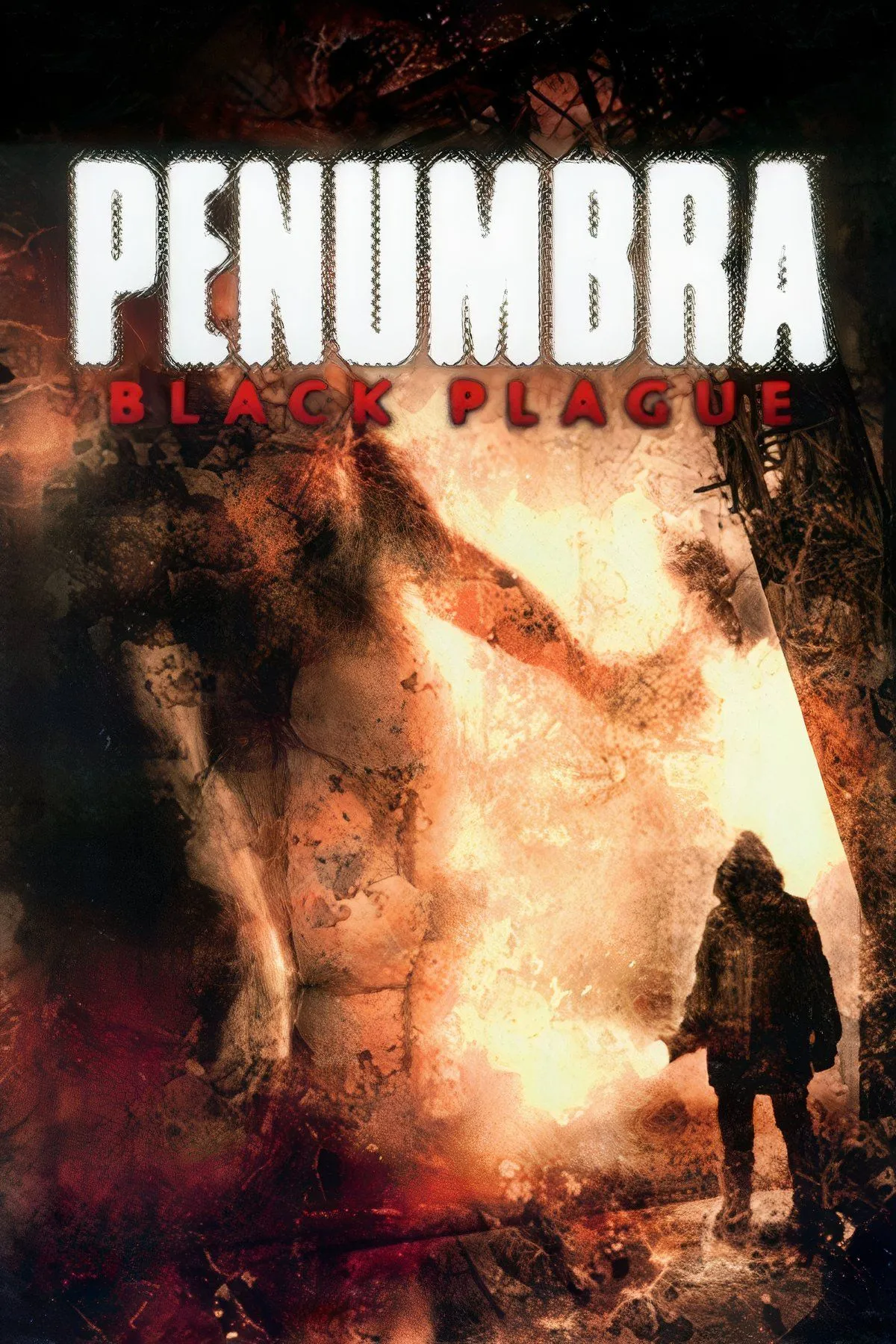 Penumbra Black Plague - Philip trong một khu vực tối tăm của khu phức hợp ngầm, ánh sáng yếu ớt, tạo cảm giác bị mắc kẹt và đáng sợ.