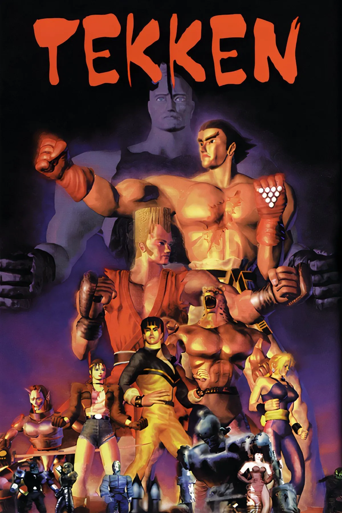 Phiên bản hộp dài (Long Box) của game đối kháng Tekken trên PlayStation 1