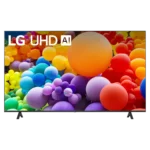 Smart TV LG UT70 series 65 inch đang hoạt động trong không gian sống hiện đại