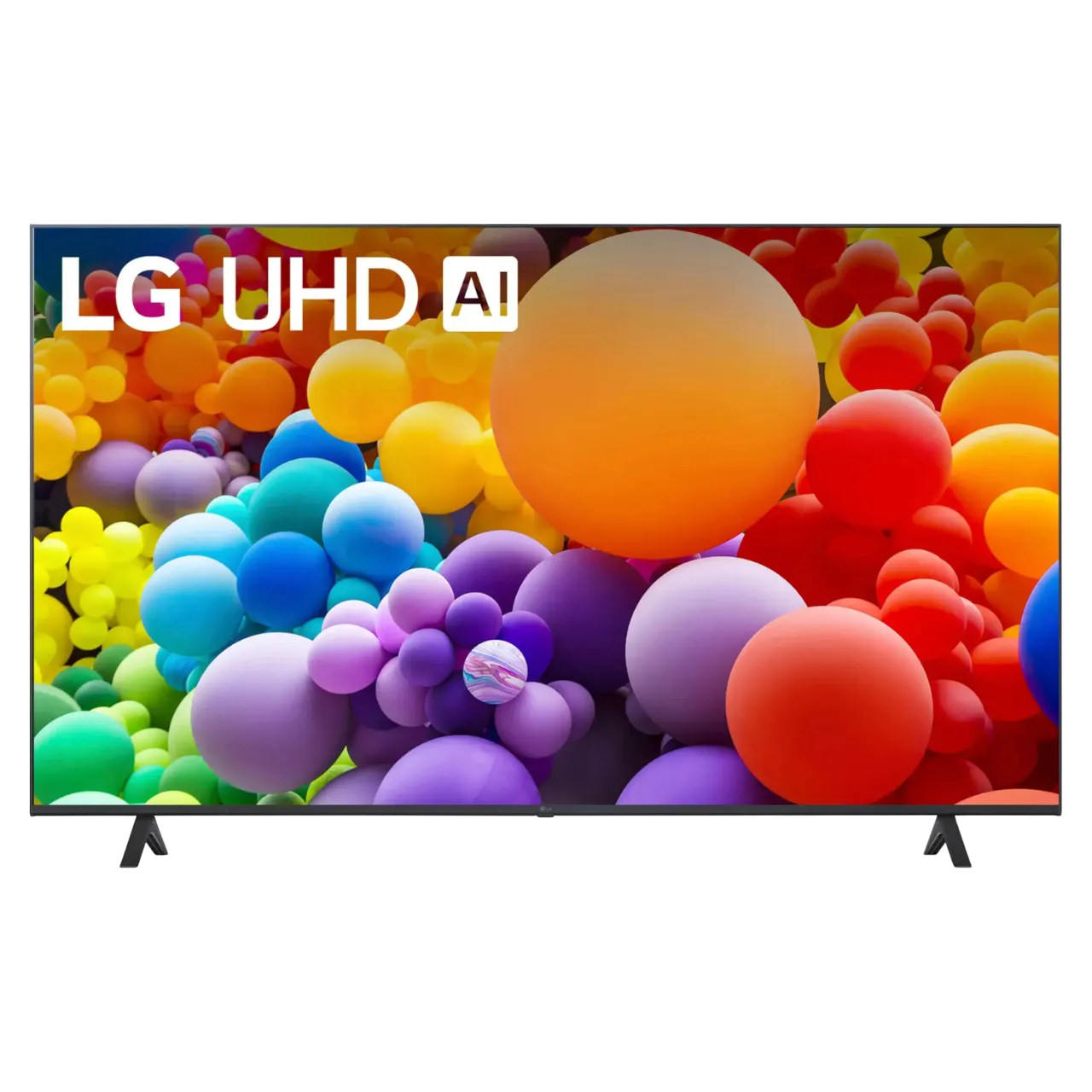 Smart TV LG UT70 series 65 inch đang hoạt động trong không gian sống hiện đại