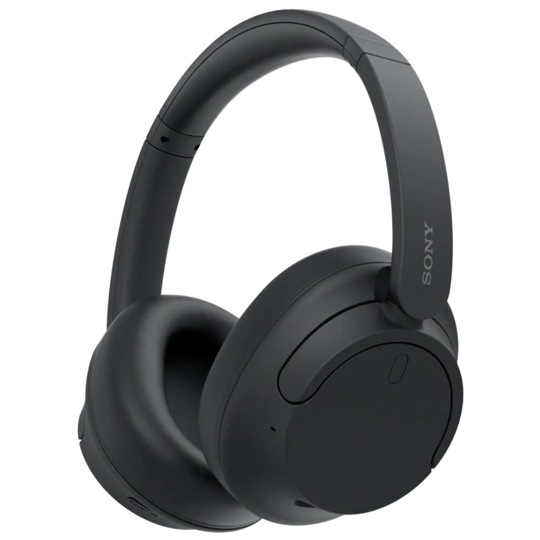 Tai nghe chụp tai Sony WH-CH720N màu đen với thiết kế gọn gàng